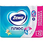 Т/бумага  ЗЕВА плюс 12 рул/уп. 2-х сл. (7)